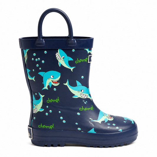 CITISTEP Printed Rain Boots for Kids-Shark