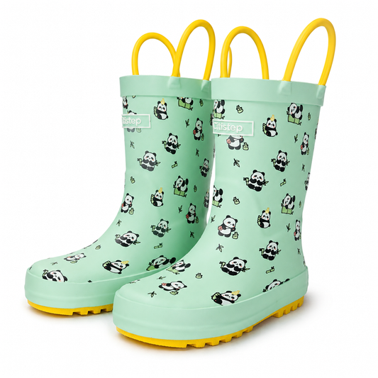 CITISTEP Printed Rain Boots for Kids-Panda