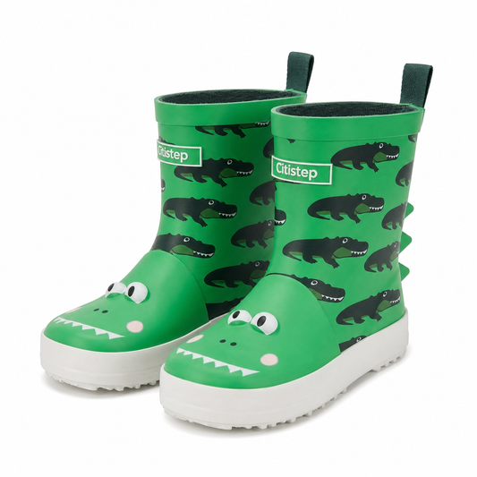 CITISTEP 3D Animal Rain Boots-crocodile