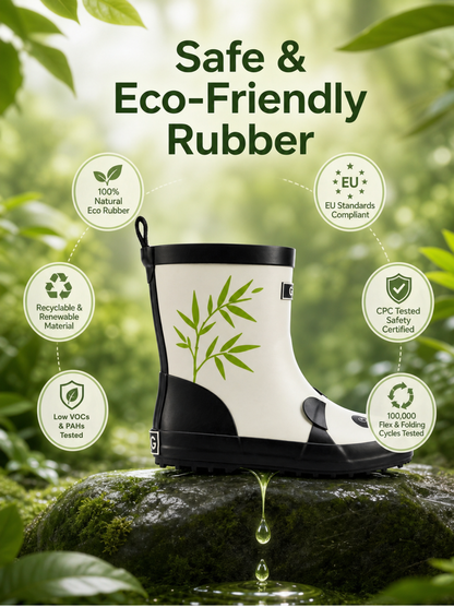 CITISTEP 3D Animal Rain Boots-PANDA