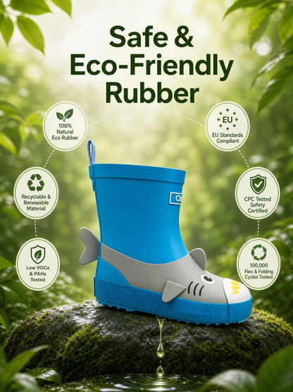 CITISTEP 3D Animal Rain Boots-Shark