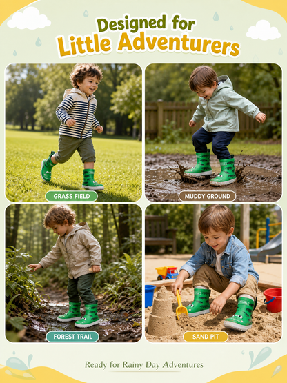 CITISTEP 3D Animal Rain Boots-crocodile