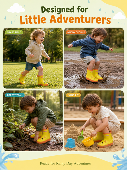 CITISTEP 3D Animal Rain Boots-Cat